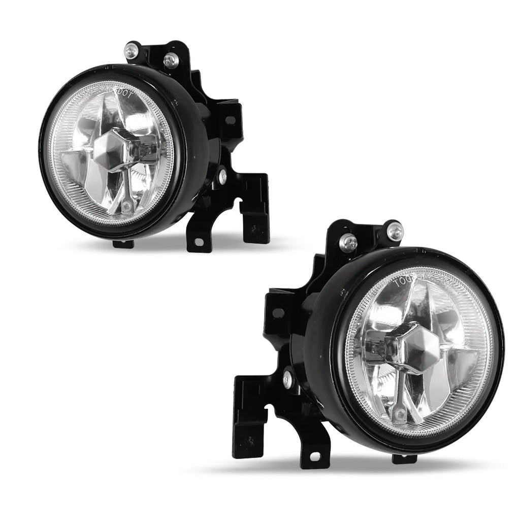 Clear Lens Fog Lights Pair Set with Wiring Kit S97424