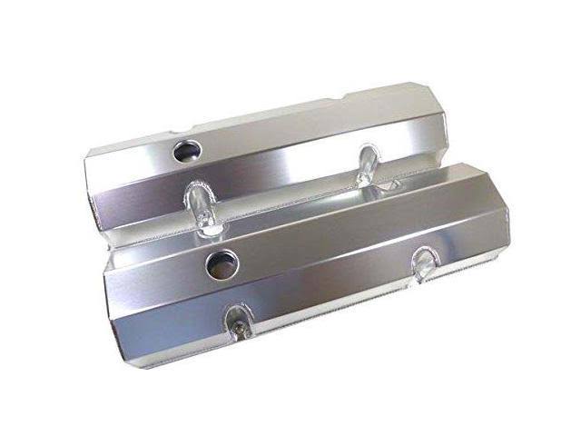 Polished Fabricated Aluminum Valve Cover V1122