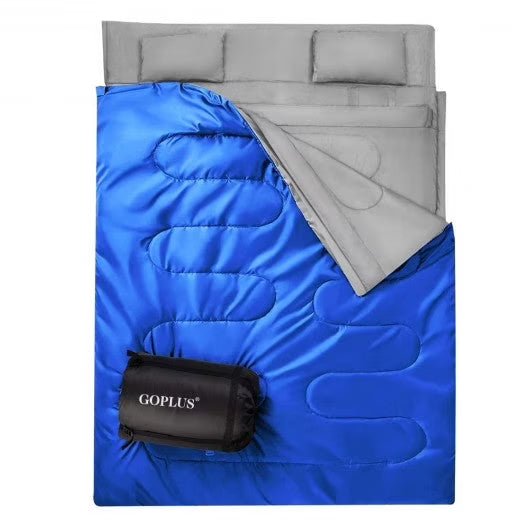 2 Person Waterproof Sleeping Bag with 2 Pillows A453