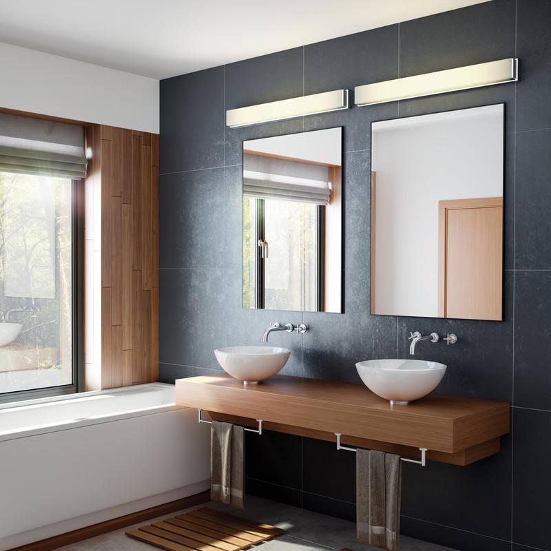 Satin Nickel LED Bath Light V245149