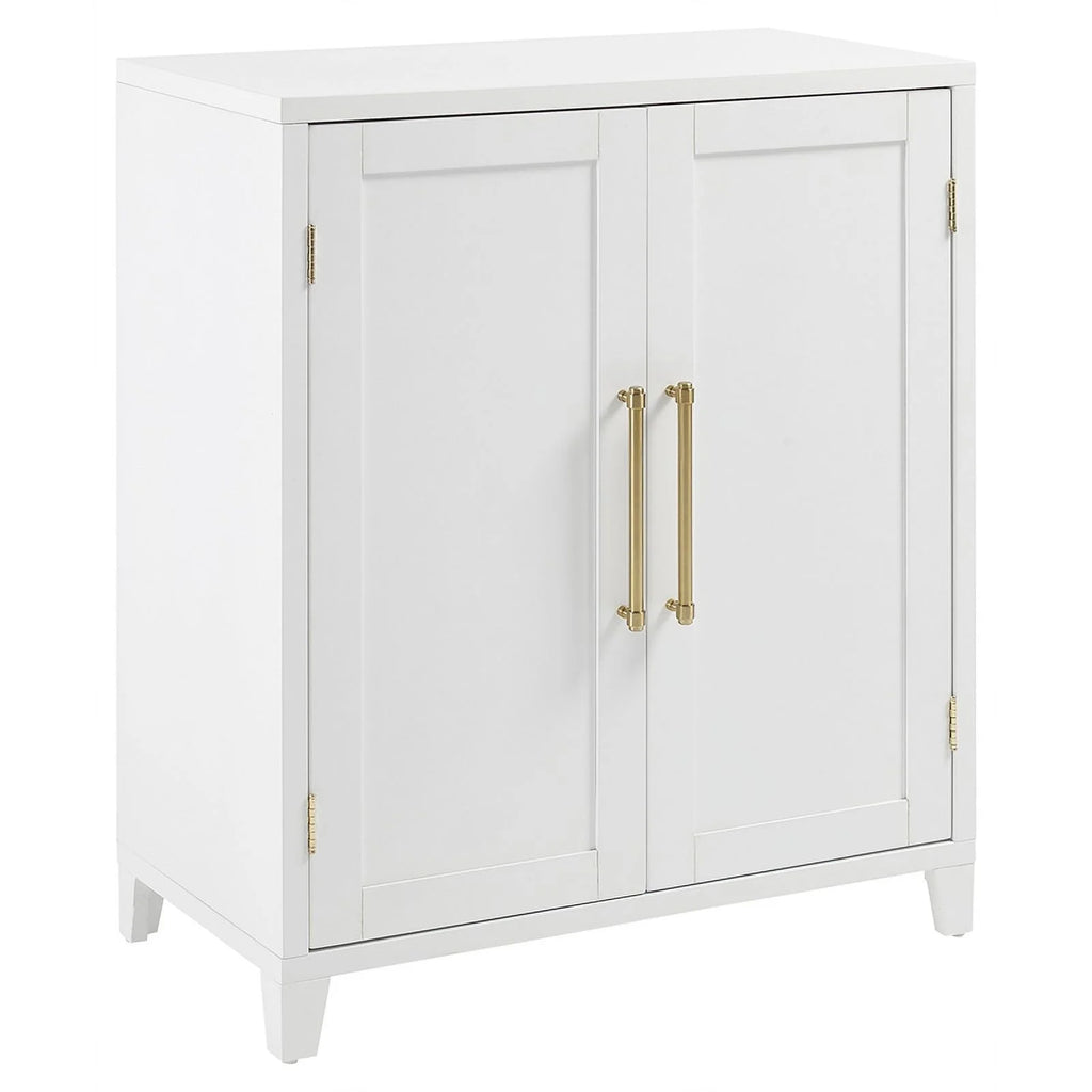 White Stackable Wood Kitchen Pantry Storage Cabinet T616