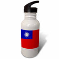 Taiwan Flag 21 oz Sports Water Bottle N876028