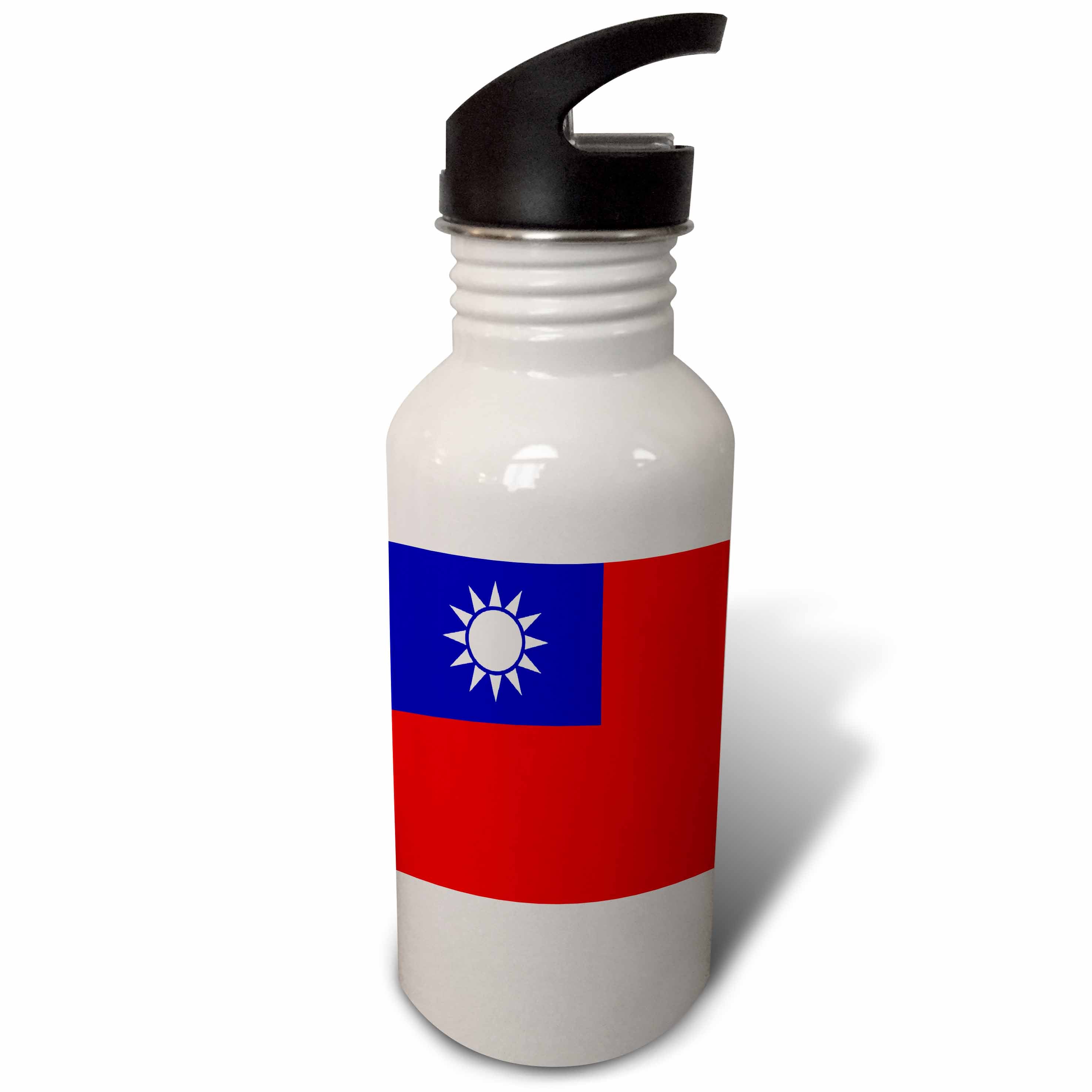 Taiwan Flag 21 oz Sports Water Bottle N876028