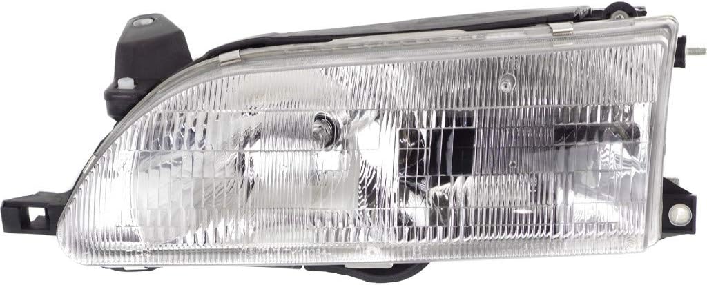 Toyota Corolla Headlight Assembly 1993-1997 Driver Side Pack of 2 L5167