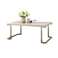 Faux Marble and Champagne Coffee Table T495069