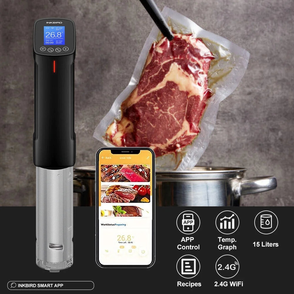 Sous Vide Cooker Circulator Immersion Precision Timer Q3894