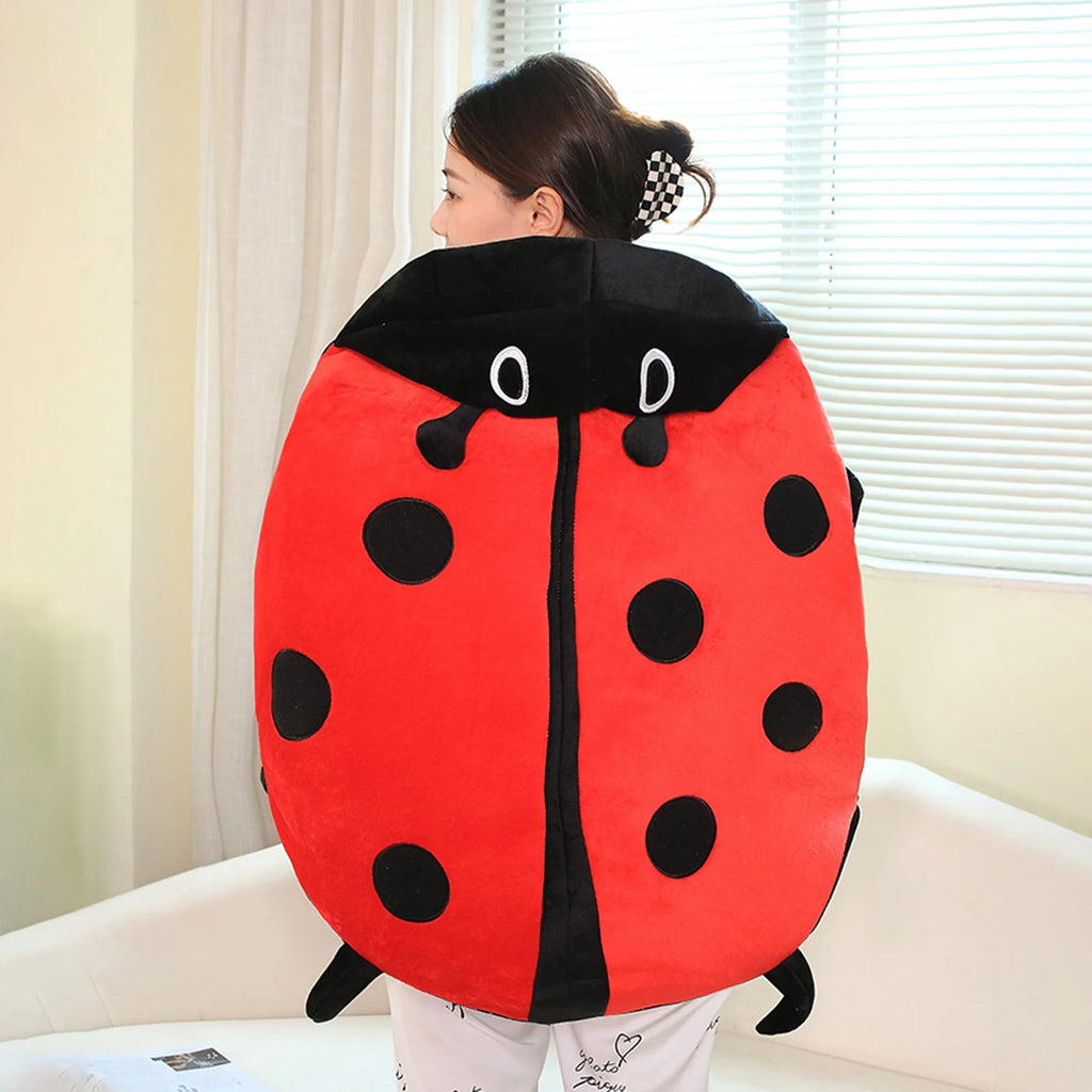 Wearable Ladybug Pillow, Plush Removable Oversized 60cm/23in P263193