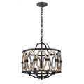 Faux Drift Wood 18inch Pendant Ceiling Lighted Chandelier A3148