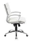 White Executive Mid-Back Chair N590122