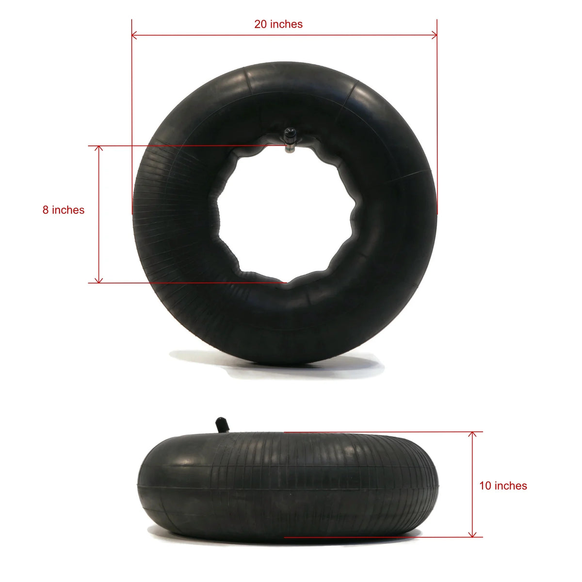 4 Tire Inner Tubes 22x12x8 22x9x8 TR13 Straight Valve Q857985