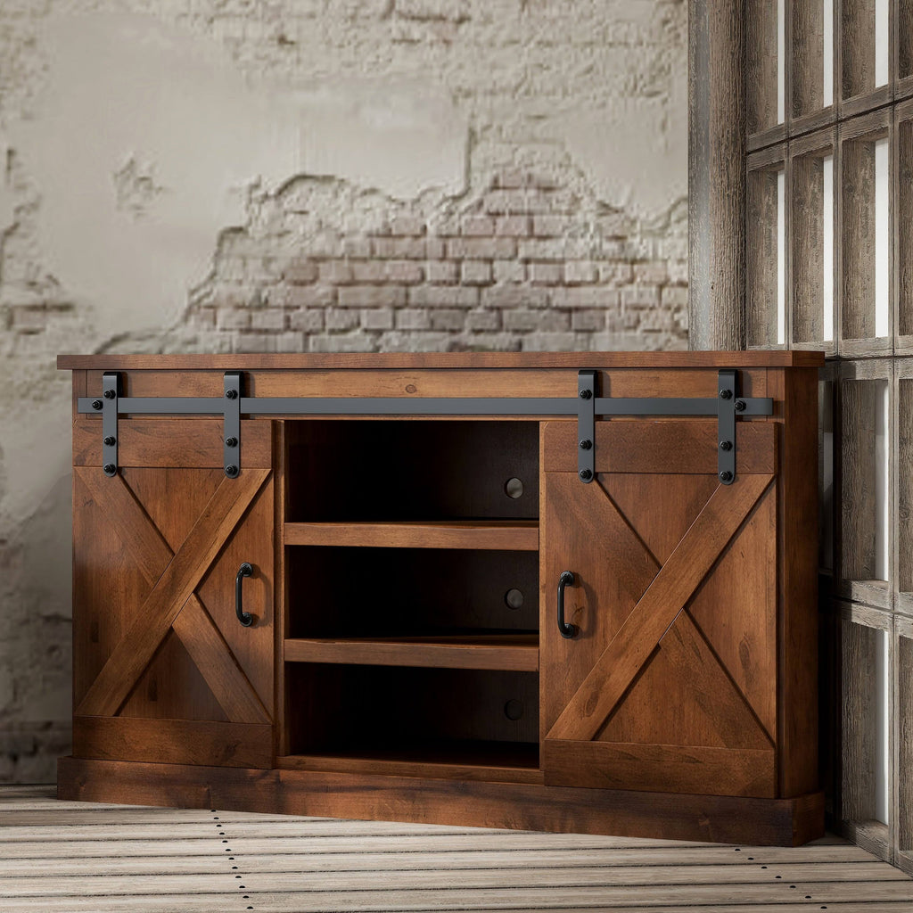 Farmhouse 56 inch Wood Corner Cart H882