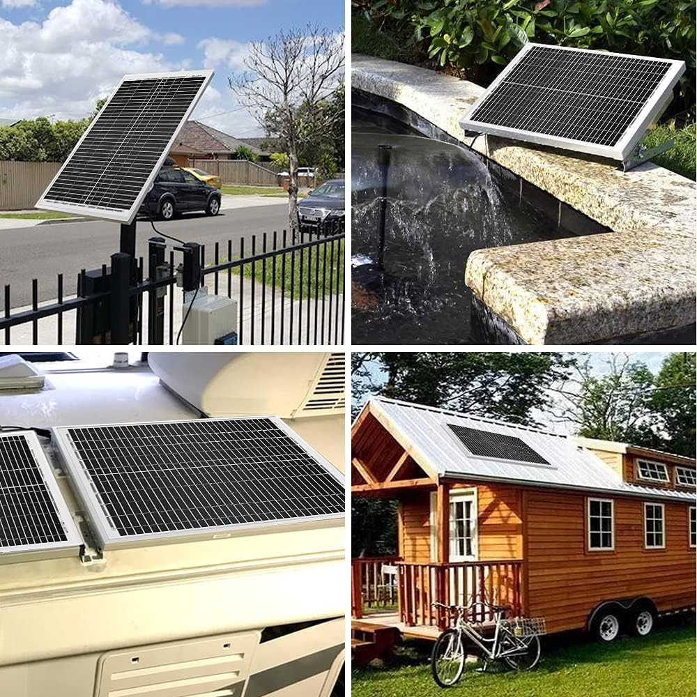20 Watt 12 Volt Monocrystalline Portable Solar Panel D711687