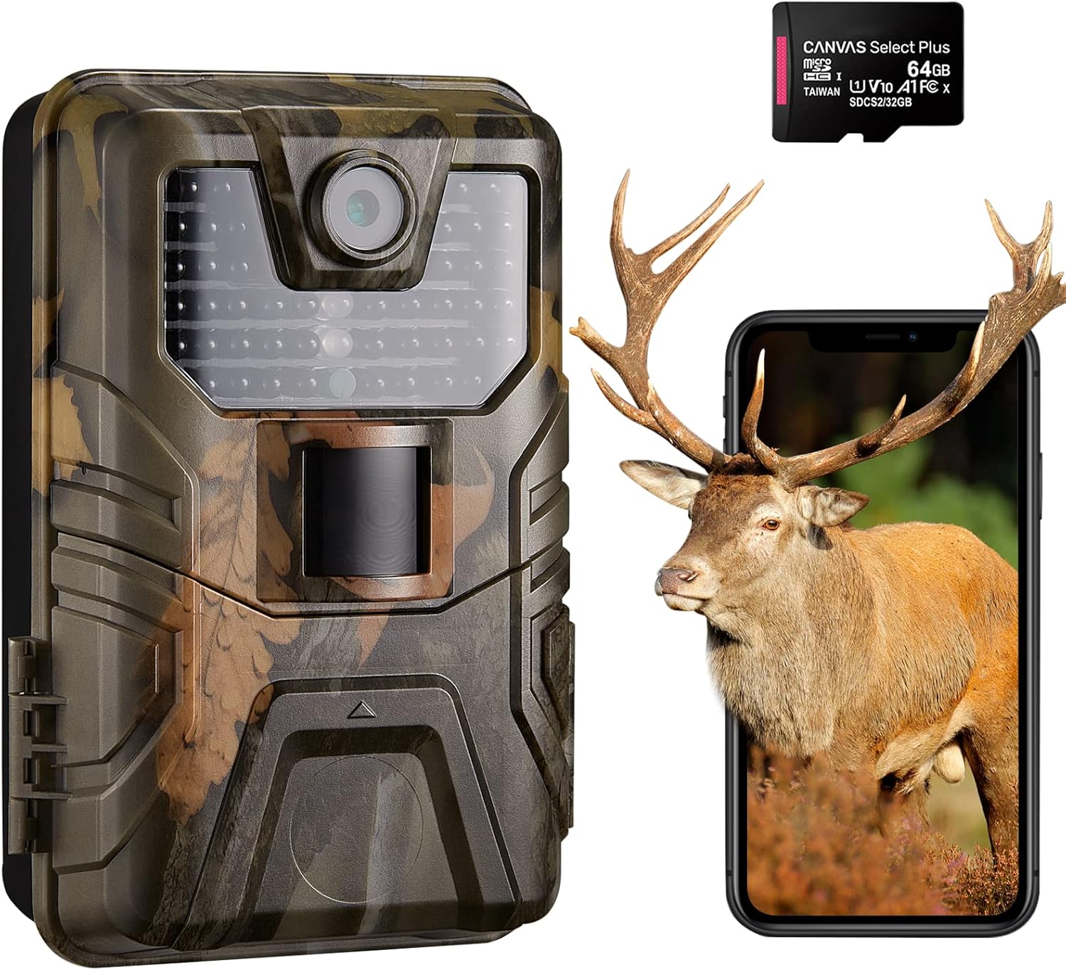 30 MP 4K Bluetooth Wireless Trail Camera with Night Vision U98005