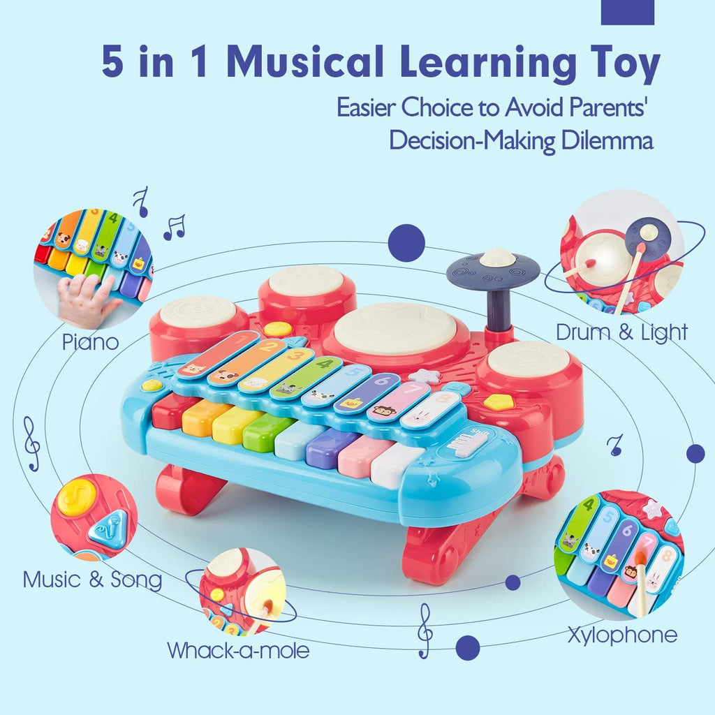 Piano Drum Playset Musical Toys Pack of 2 C3640