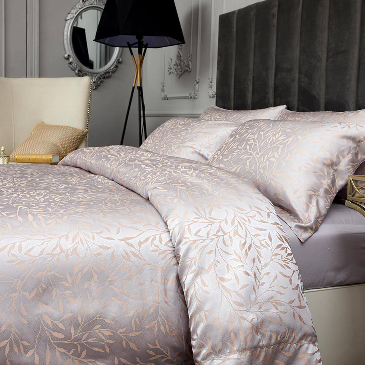 Queen Size 6 Piece Jacquard Bedding Duvet Cover Set H198220