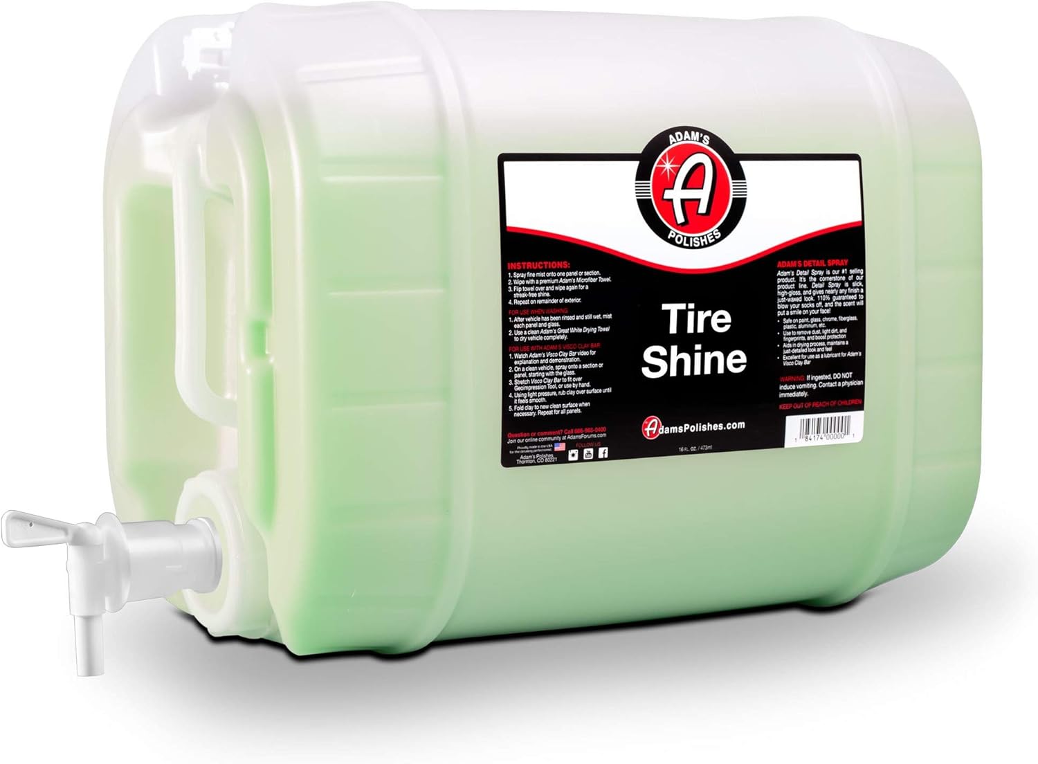 SiO2 Infused Tire Shine Plus 16oz Refill Kit Pack of 2 I5734