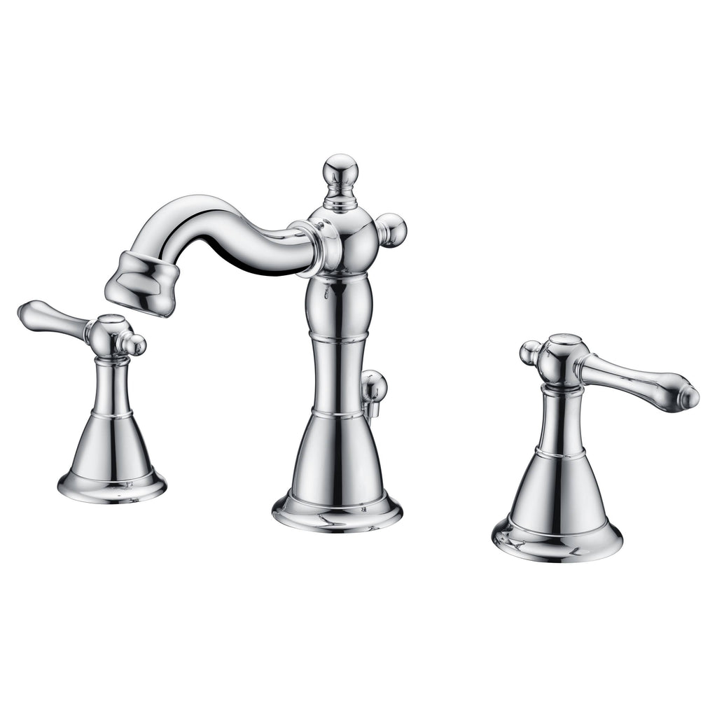 Chrome Two Handle Widespread Lavatory Faucet Z918