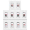 15A Weather Resistant GFCI Outlets with LED Indicator, White T251773
