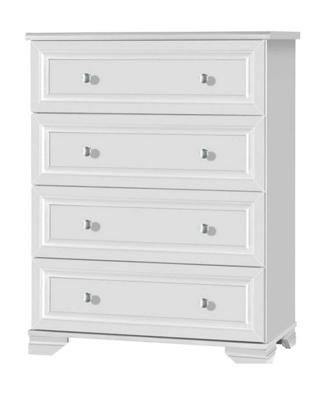 White 4 Drawer Chest U8647