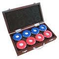 Set of 8 Shuffleboard Pucks with Case T624121