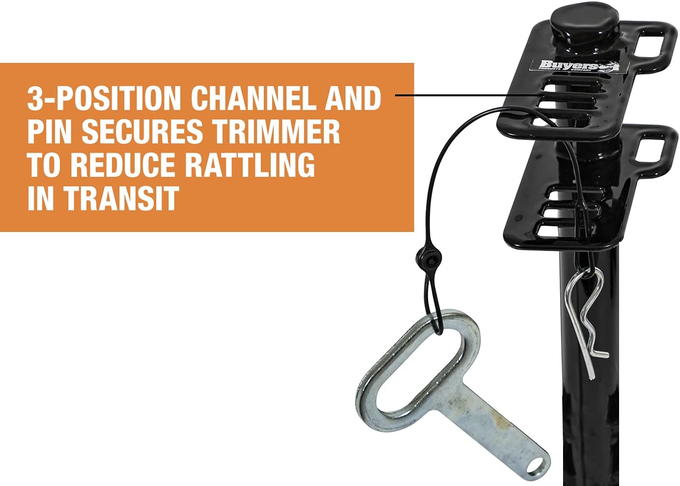 4-Channel Landscape Trimmer Edger Locking Rack, Black H9887