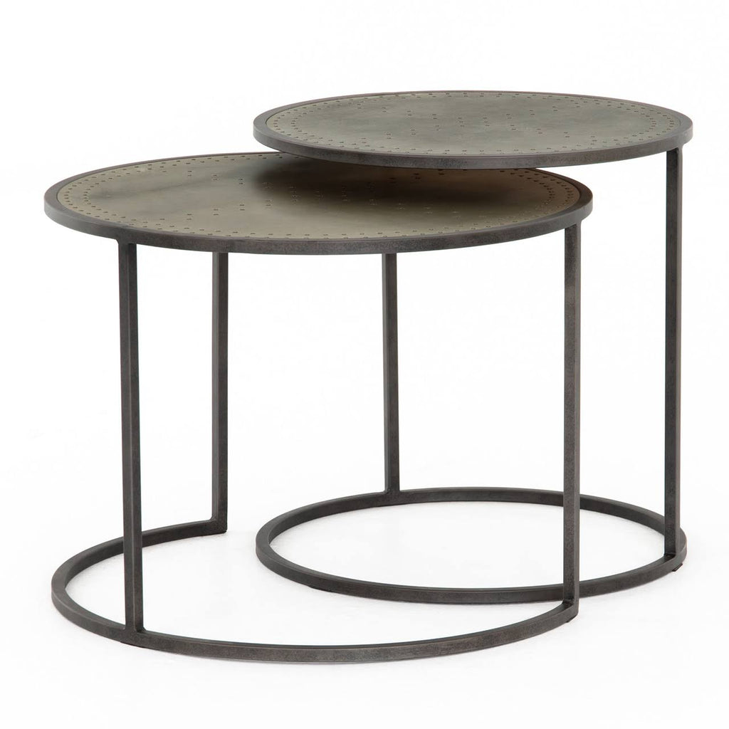Galvanized Nesting Tables X8115