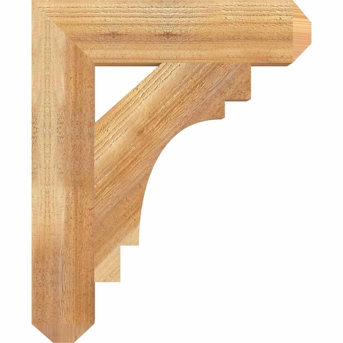 6x22W x 42x22D x 48x22H Western Red Cedar Bracket E464