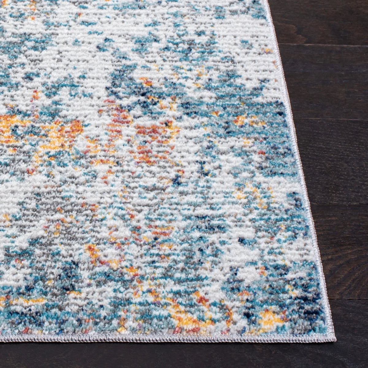 Gold / Blue Rug S897
