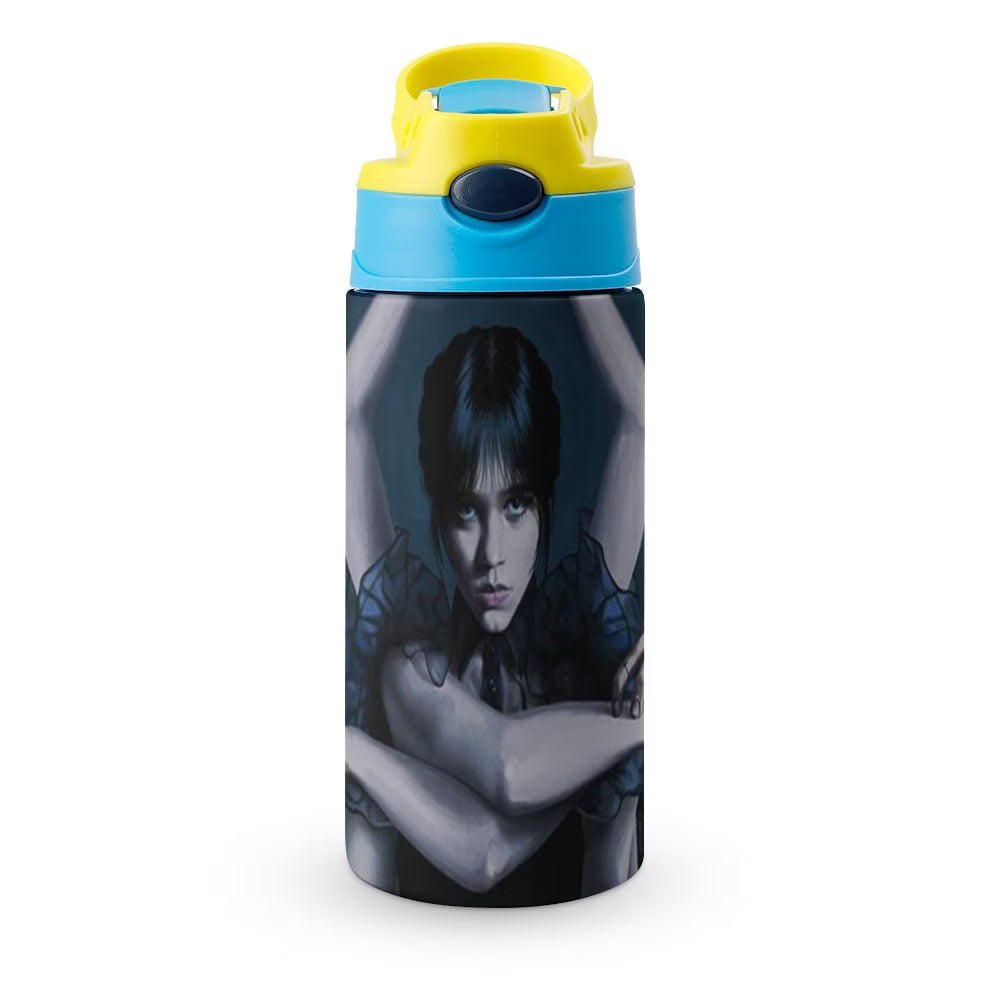 Stainless Steel Water Bottle with Straw V712