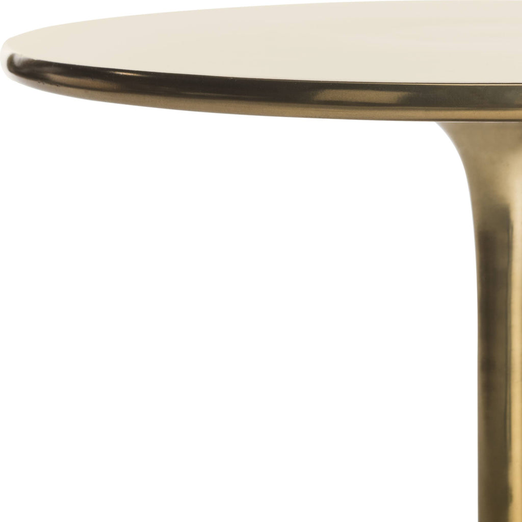 Antique Brass Round Side Table C471532