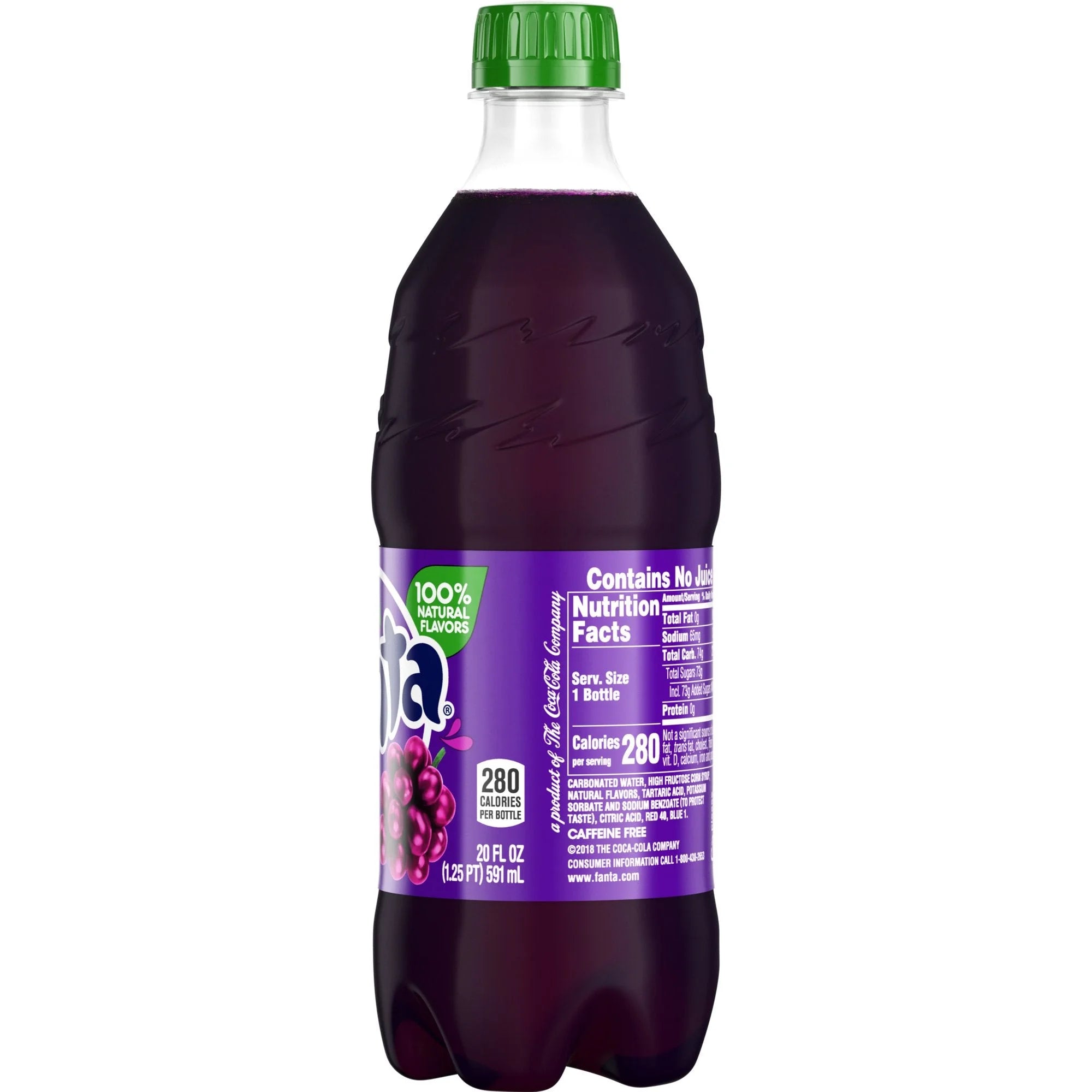Grape Soda 20oz 6 Bottles W4532