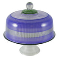 Purple Retro Stripe Cake Stand N126