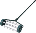 Rolling Lawn Aerator 18-inch Spike Soil Aeration, 40.5-in Handle, Pack of 2 P56261