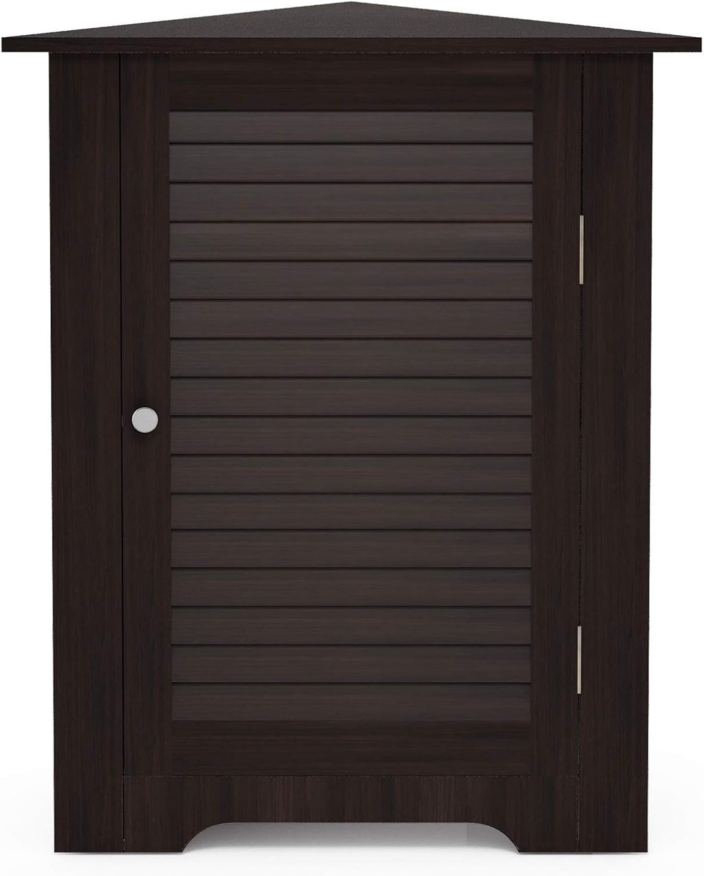 White Corner Louver Door Cabinet U644