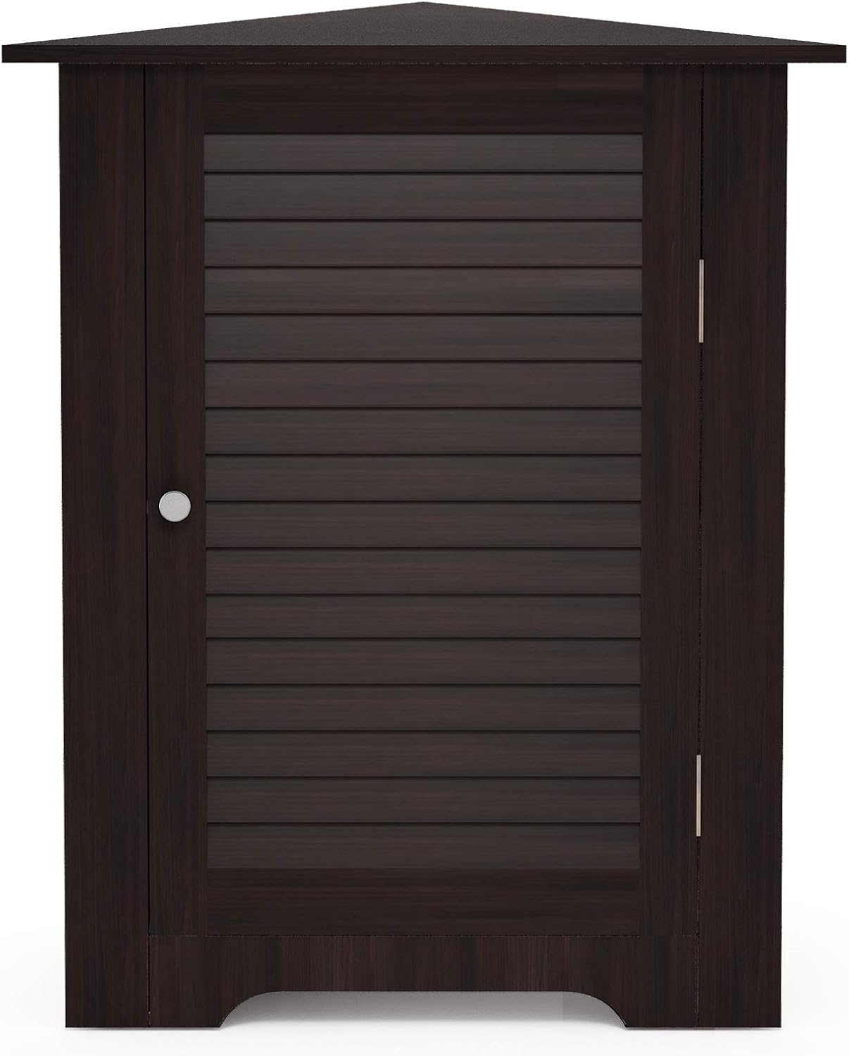 White Corner Louver Door Cabinet U644