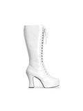 White Patent Exotica Shoes M68526