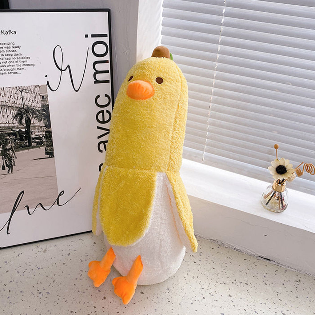 Soft Stuffed Banana Duck Plush Doll Pillow Q349210
