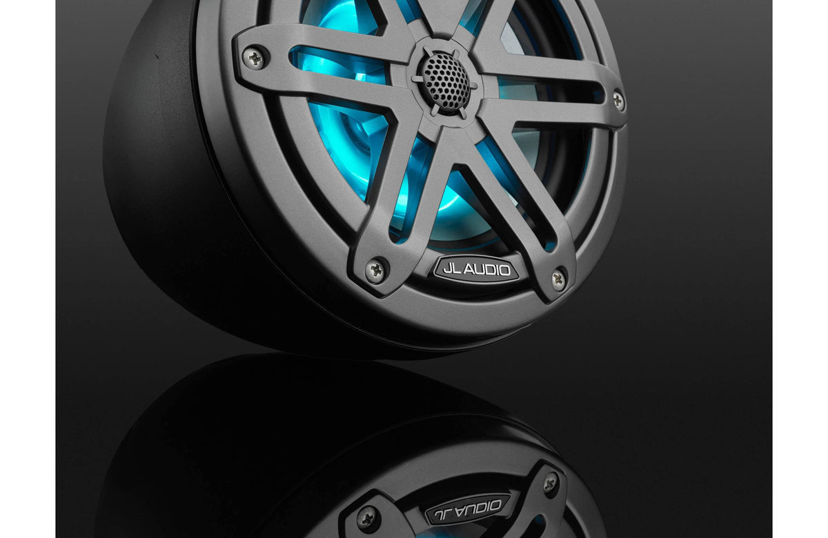 Marine Enclosed Coaxial Speaker System with RGB LED Lighting (Pair) K56745