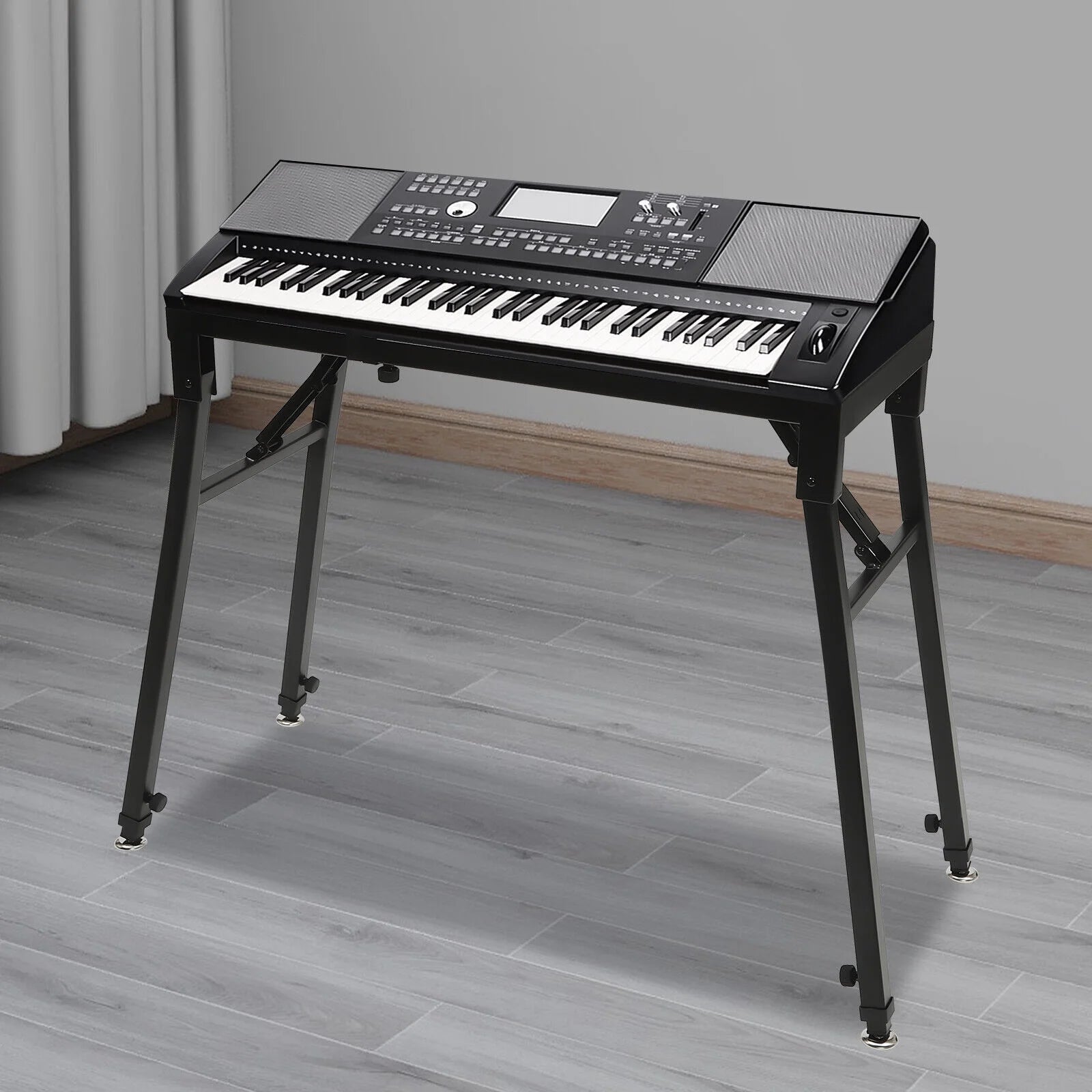 Foldable Mixer Keyboard Stand Rack Height Adjustable Z42556