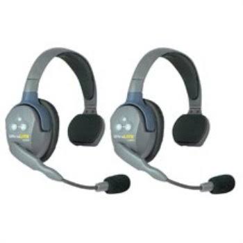 2 Person Intercom System with 2 Headsets Batteries Charger and Case K4431