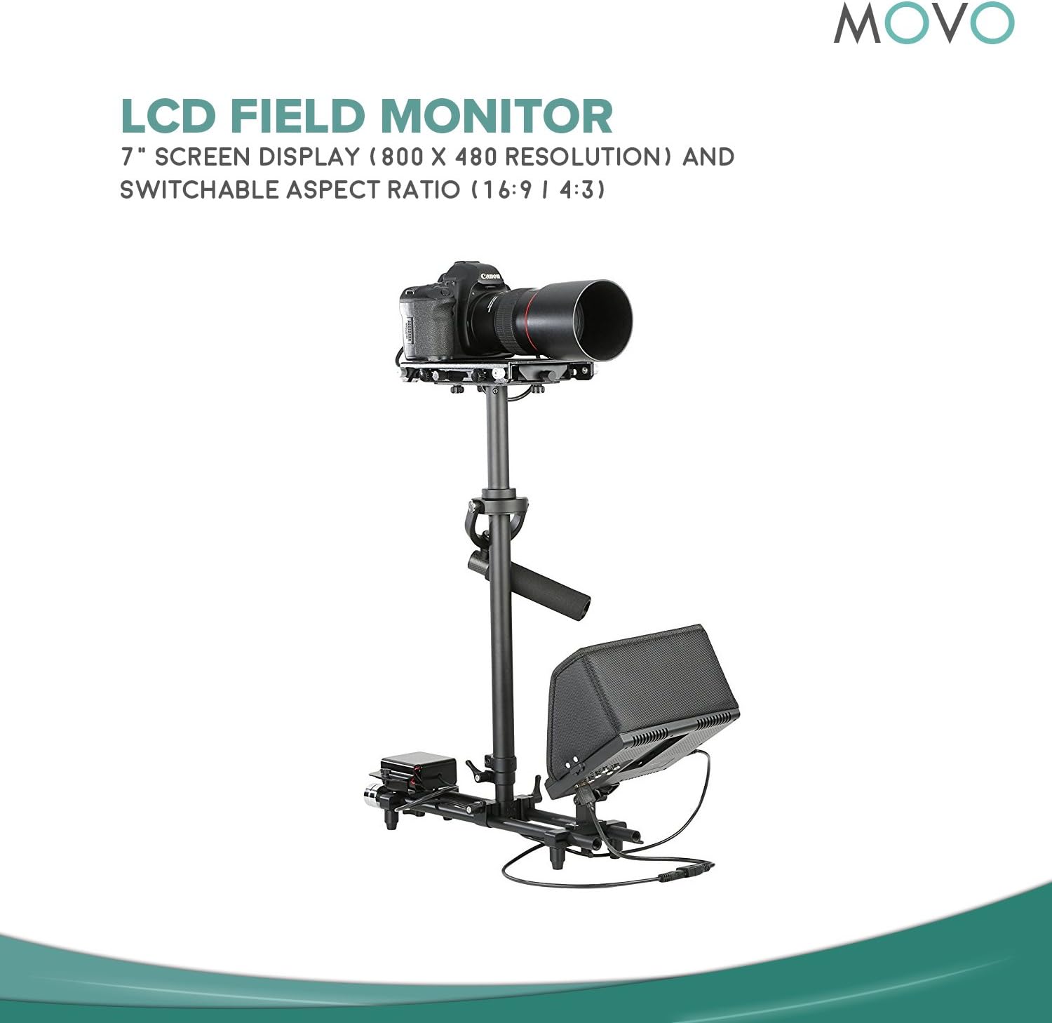 Handheld Video Stabilizer with Vest and LCD Field Monitor K654216