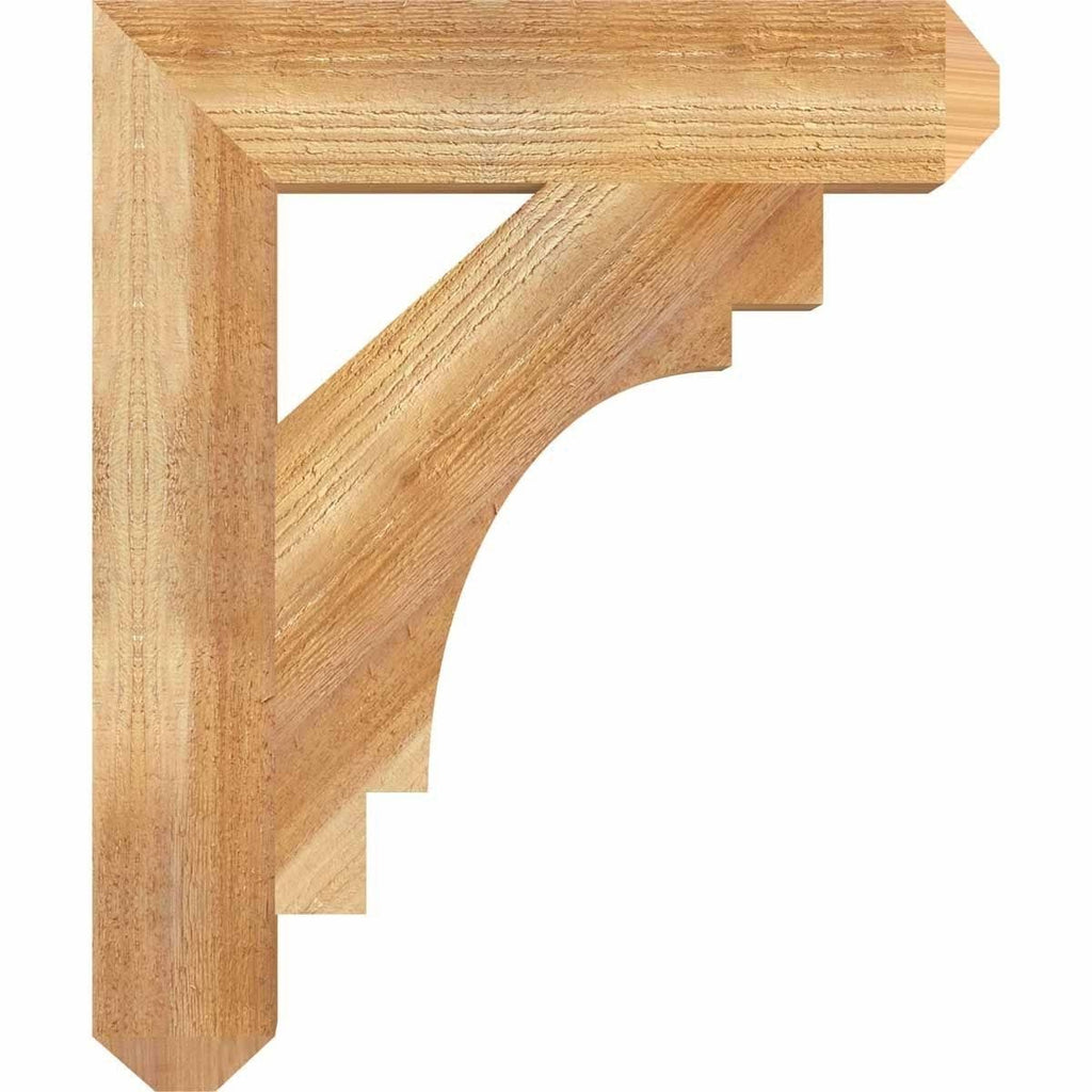 6x22W x 42x22D x 48x22H Western Red Cedar Bracket E464