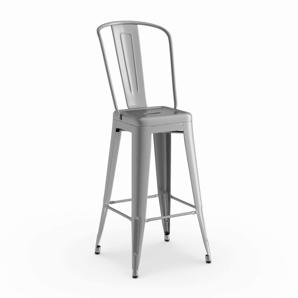Blue Metal Bar Stool B3540