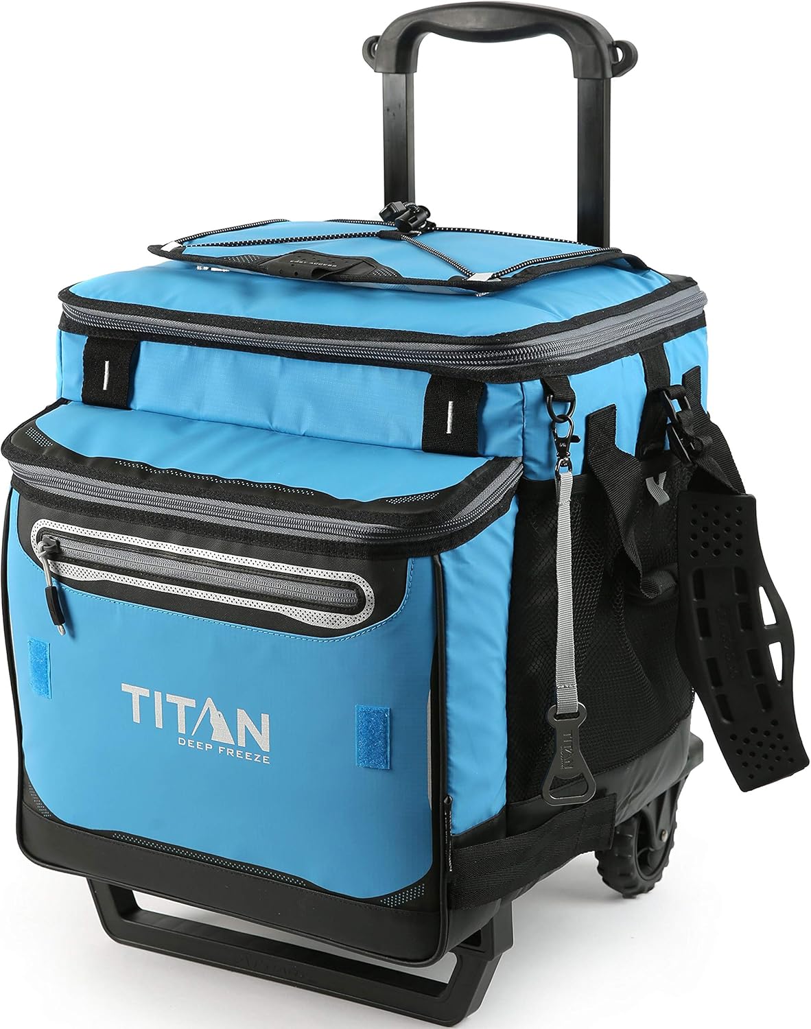 Collapsible Rolling Cooler with All-Terrain Cart E643256