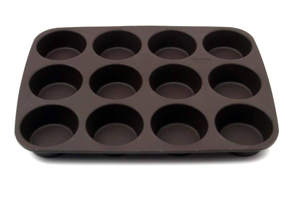 Brown 12 Mold Muffin Tray U6872