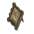 12th Dollhouse Miniature Metal Photo Frame 3x3.7cm O6929