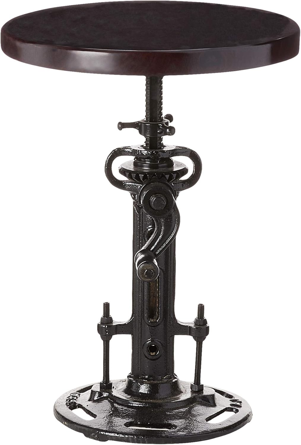 Cast Iron Mango Wood Stool O906