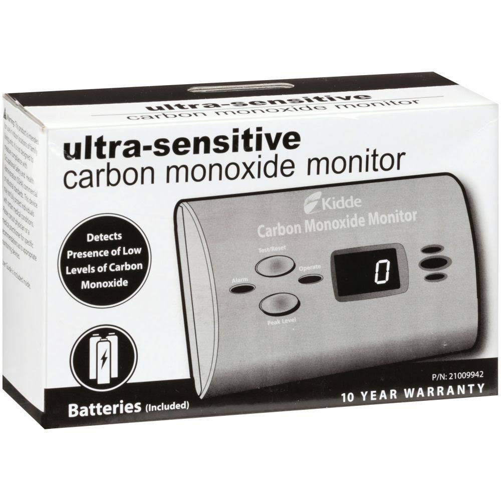 Carbon Monoxide Monitor Battery Powered B52987