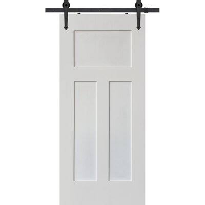 Solid Wood Panelled Interior Barn Door I98447