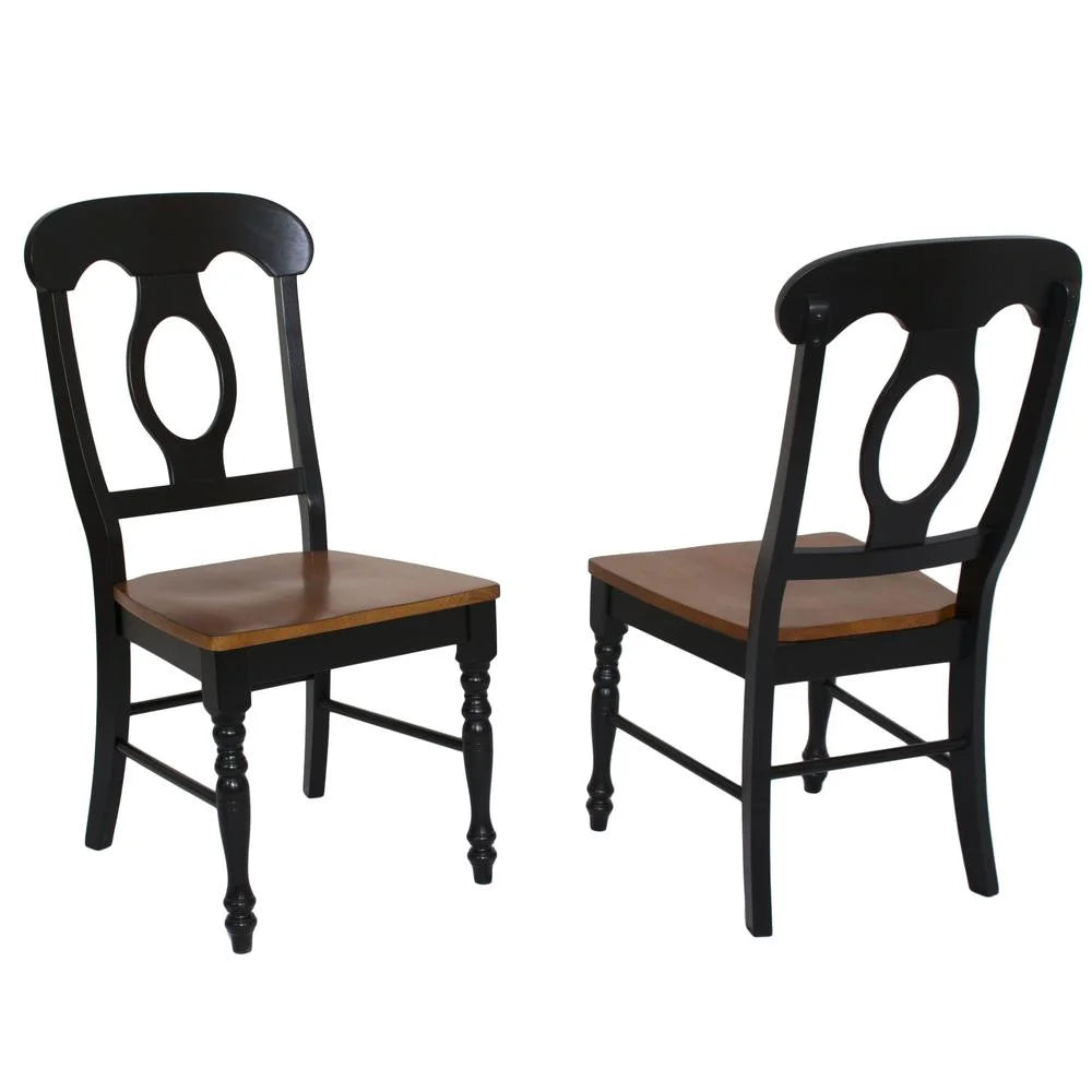 Black Cherry Wood Dining Chair (Set of 2) Q7900